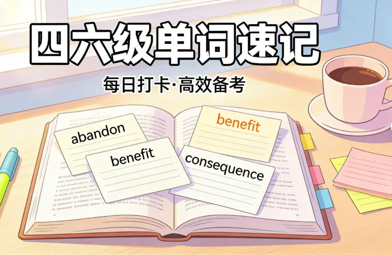 四级备考,先背单词还是先刷真题?四级备考4大记忆法,告别abandon! 第6张