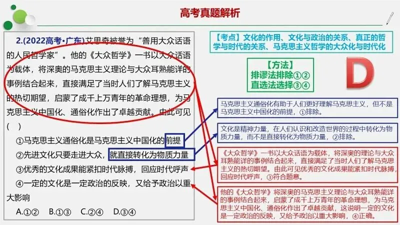 真题汇编 | 2022-2025年高考政治·广东卷真题·按模块分类(PPT+word版可下载) 第26张
