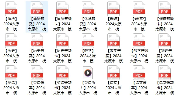 【中考一模·全科真题】2026一模靶向&2023-2025一模试卷+答案(快来下载!) 第16张