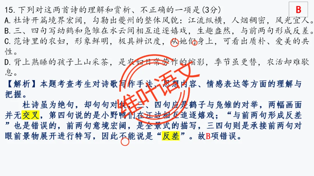 模考讲评 | 厦门市 2026 届高中毕业班 3 月模拟测试讲评课件(厦门二检),内有考场佳作 第98张