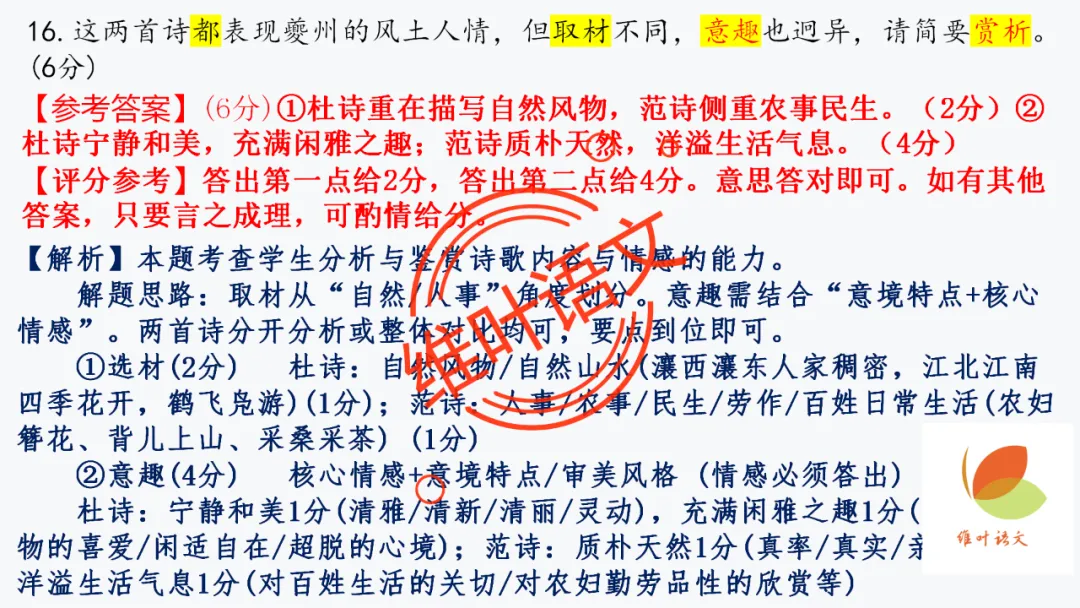 模考讲评 | 厦门市 2026 届高中毕业班 3 月模拟测试讲评课件(厦门二检),内有考场佳作 第99张