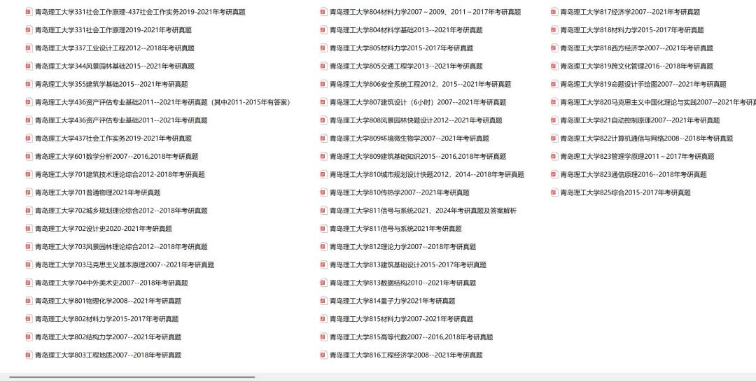 青岛理工大学考研专业课历年真题汇总(含2026真题) 第2张