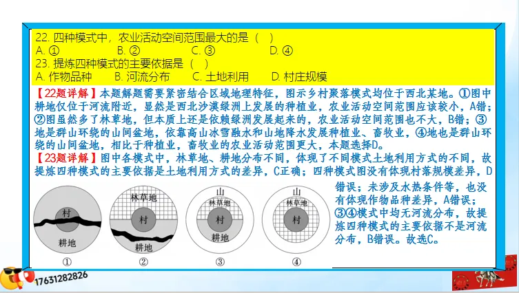 高考微专题《高考真题分类官方解析》:区域农业生产特点(选自“农业生产、区域农业发展”) 第22张