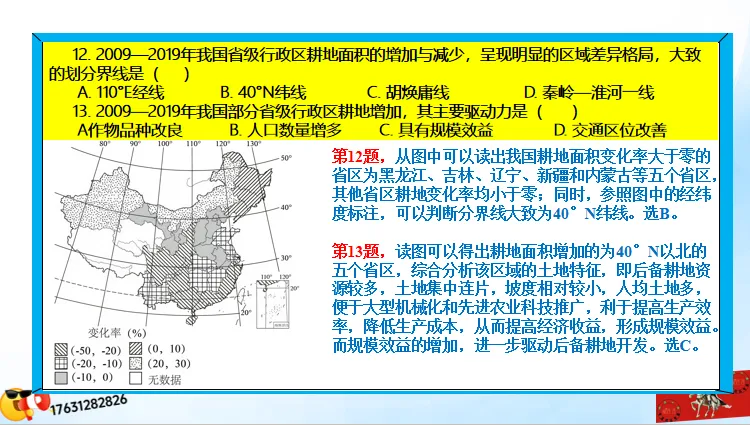 高考微专题《高考真题分类官方解析》:区域农业生产特点(选自“农业生产、区域农业发展”) 第25张