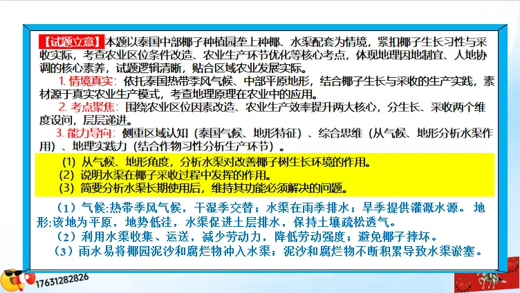 高考微专题《高考真题分类官方解析》:区域农业生产特点(选自“农业生产、区域农业发展”) 第39张