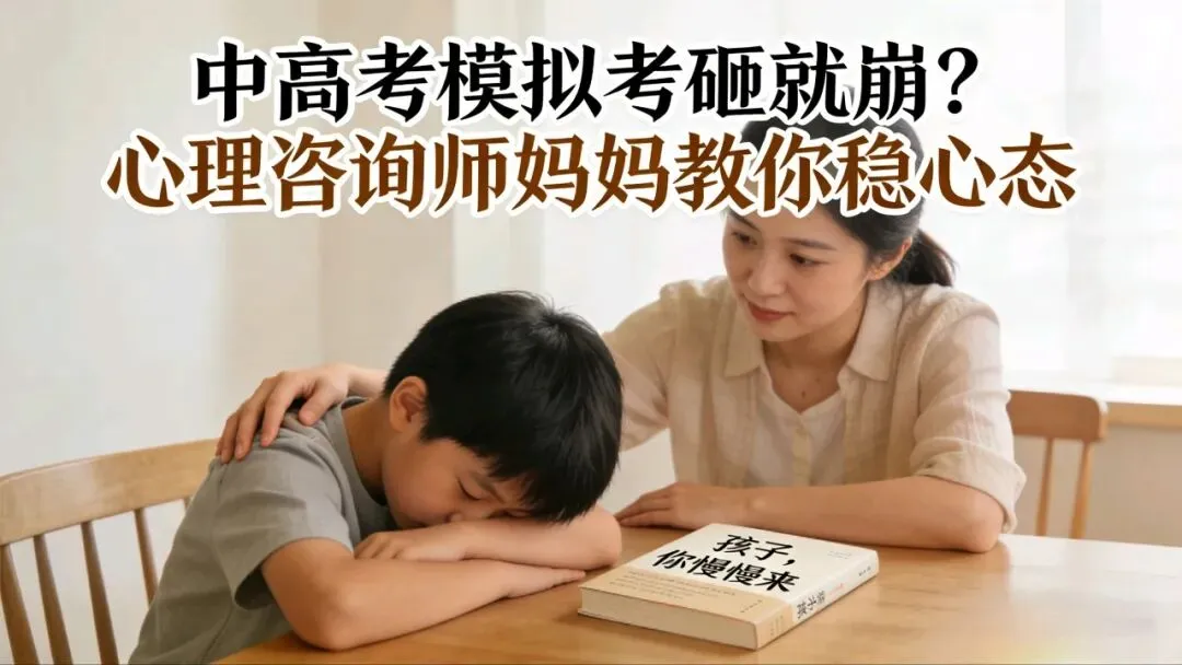 中高考模考一砸就崩溃?读《孩子,你慢慢来》,帮孩子稳住心态才是真教育 第1张