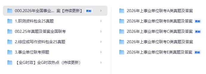 2026全国事业编联考真题及答案ABCDE类——职业能力测验 第2张
