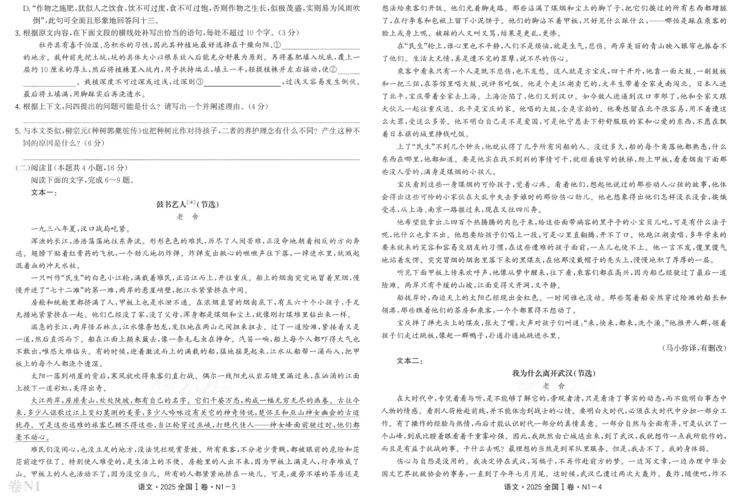 2026版天利38套五年高考真题汇编详解plus版主书语文篇(共125页pdf版) 第10张