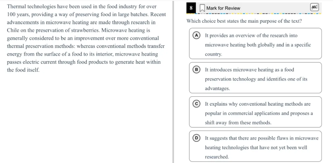 机考SAT全真题解析—第五套 第8张