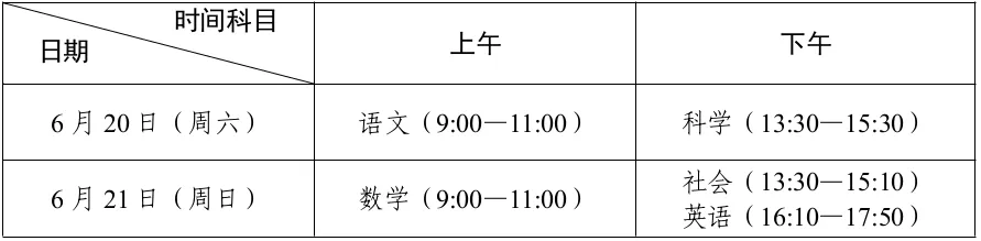 中考时间提前!2026年浙江省中考时间出炉! 第2张