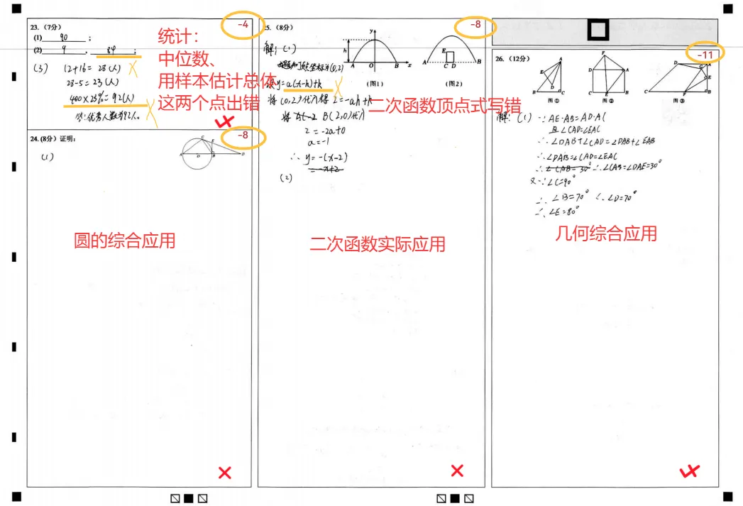 试卷分析|金台区一检 第9张