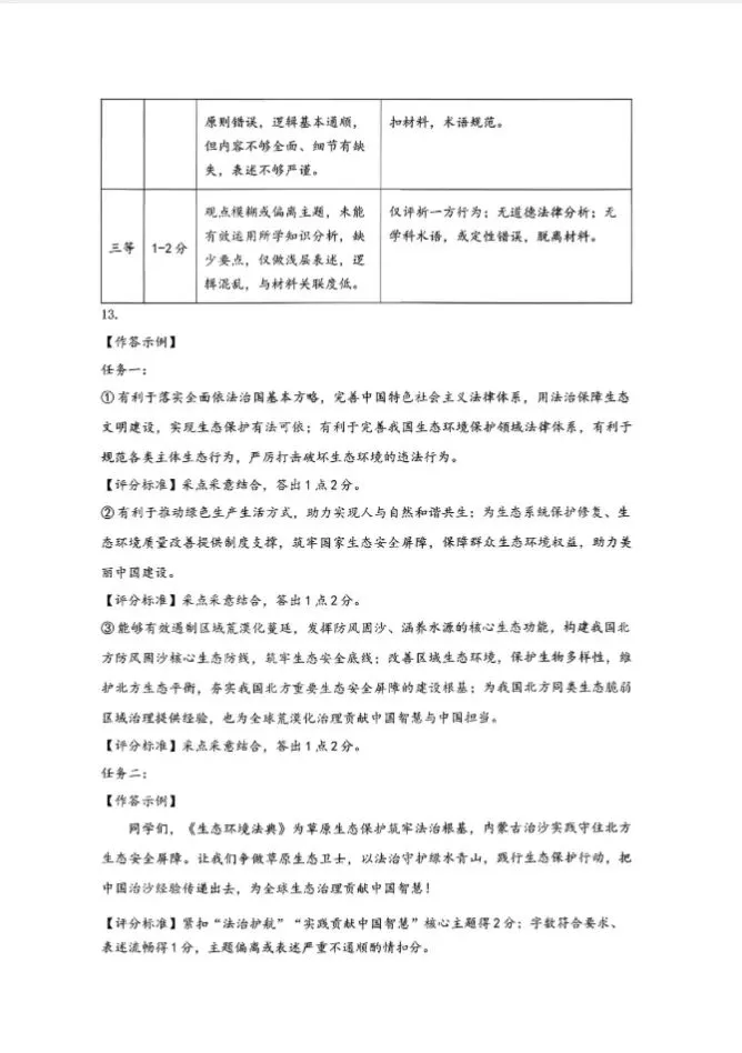 2026年3月赤峰松山中考模拟试卷和答案:语文数学英语物理化学道法历史 第66张