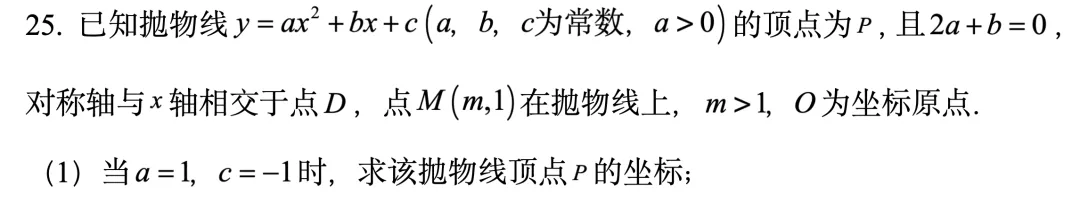 2024年天津中考数学25题 第12张