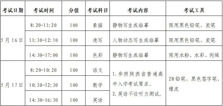 【中考升学】西安美术学院附属中等美术学校 2026年招生简章 第2张