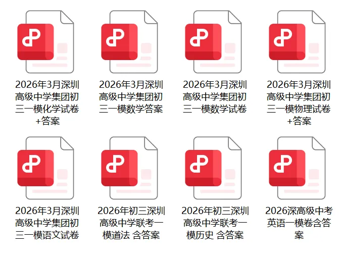 福田区红岭上沙等多校中考一模等级线! 第5张