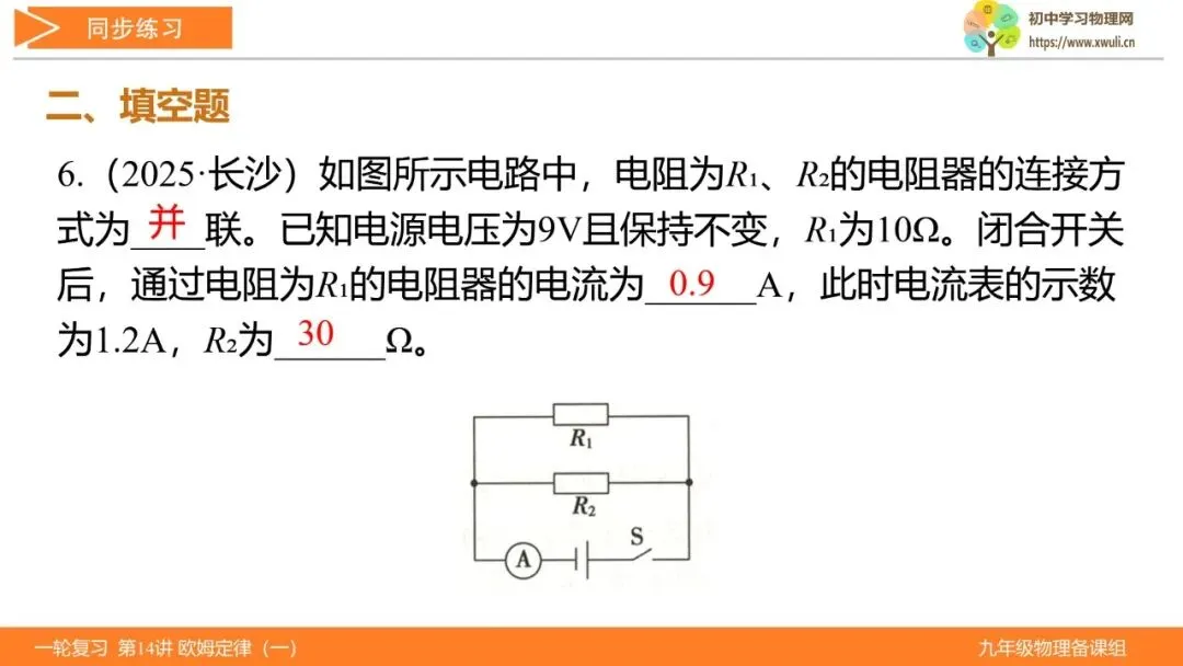 第14讲 欧姆定律(第1课时)(湖北新中考备考与指导) 第33张