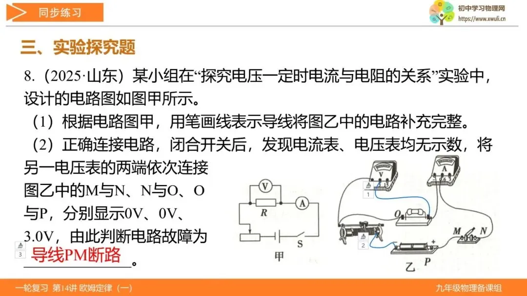 第14讲 欧姆定律(第1课时)(湖北新中考备考与指导) 第35张