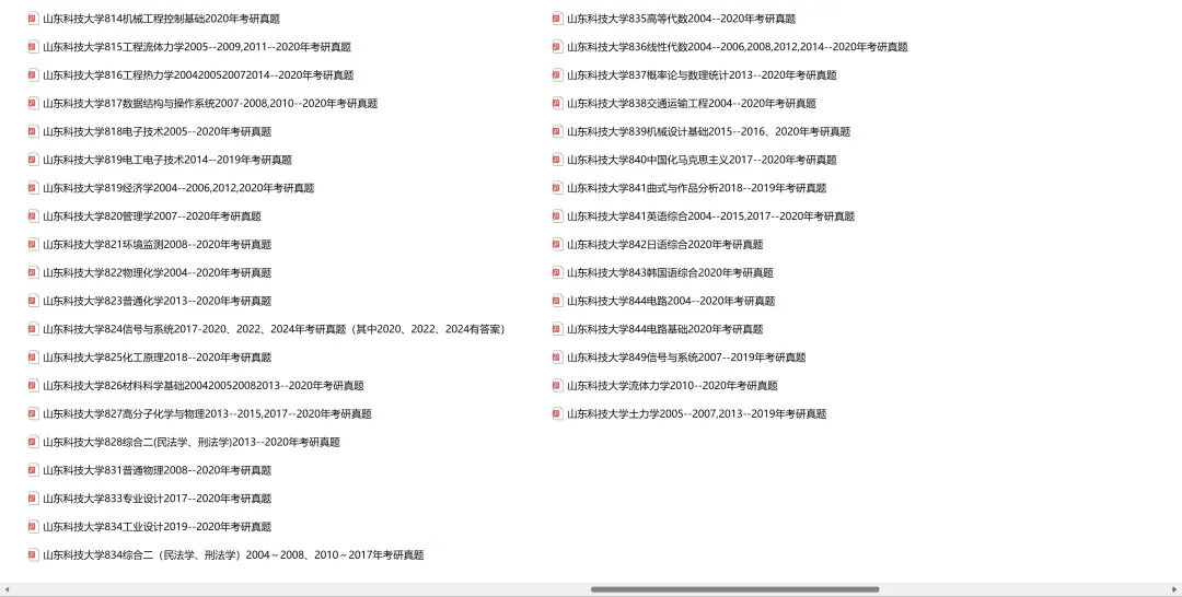 山东科技大学考研专业课历年真题汇总(含2026真题) 第3张