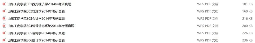 山东工商学院考研专业课历年真题汇总(含2026真题) 第2张