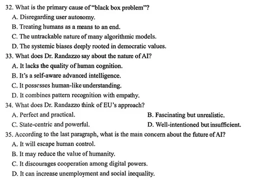 【英语】辽宁沈阳2026届高三一模英语试卷+参考答案 第11张