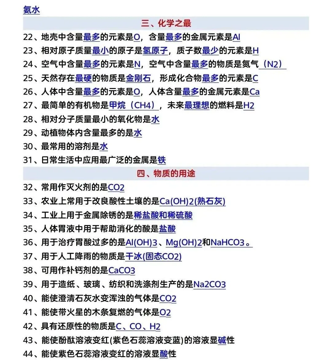 中考化学必背 第2张