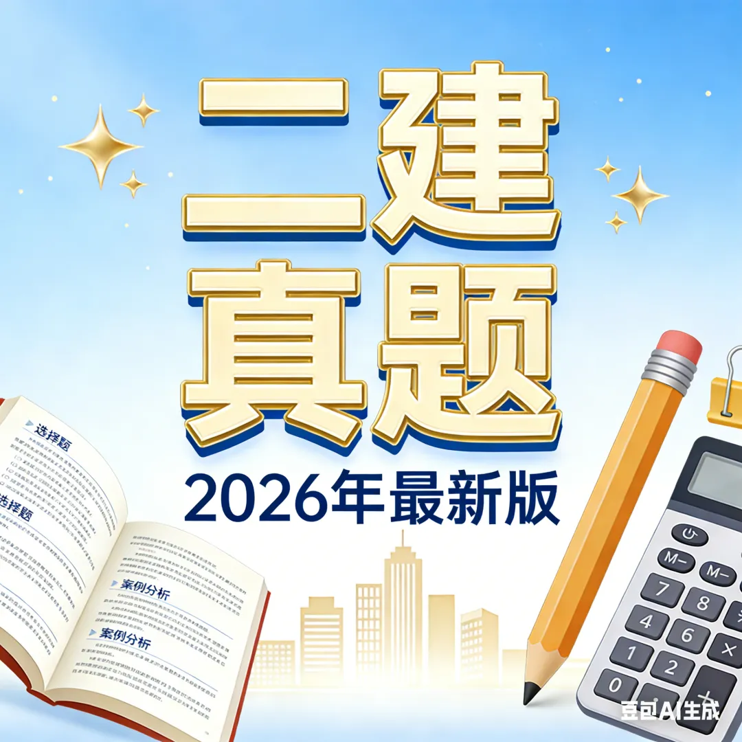 备考2026二建建筑最新最全电子版真题,可打印! 第6张