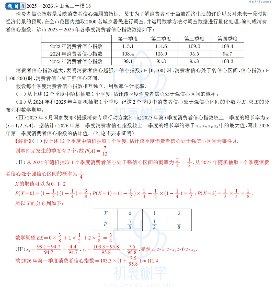 2025-2026房山高三一模(试卷+答案+解析) 第16张
