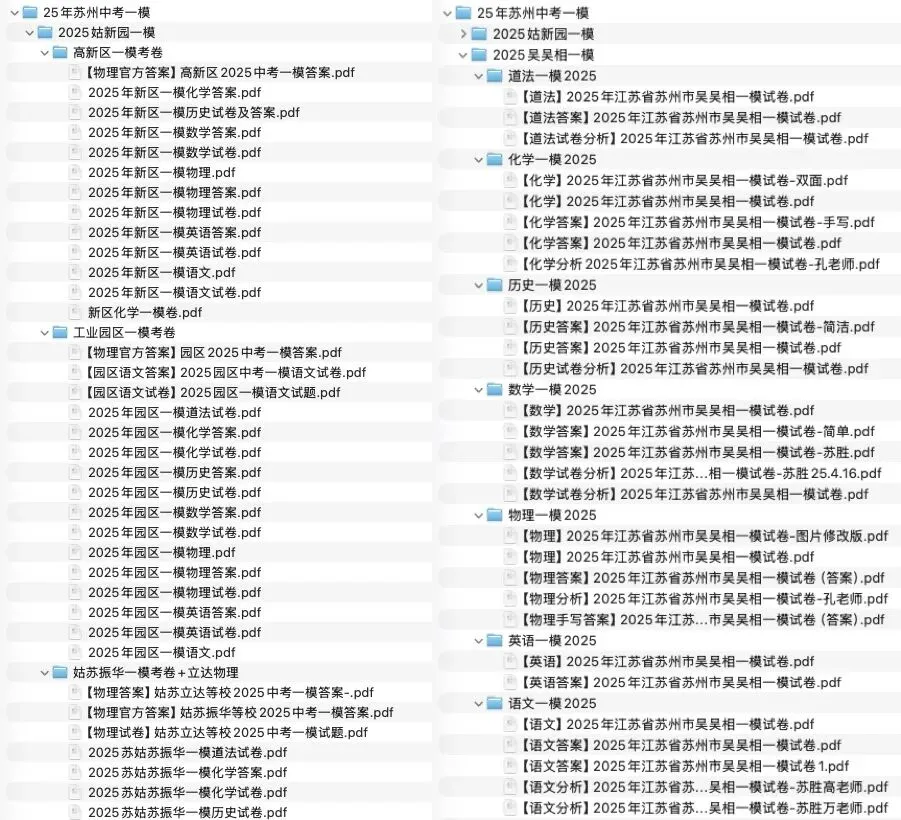往年真题速领|苏州初中期中、一模时间已定 第7张