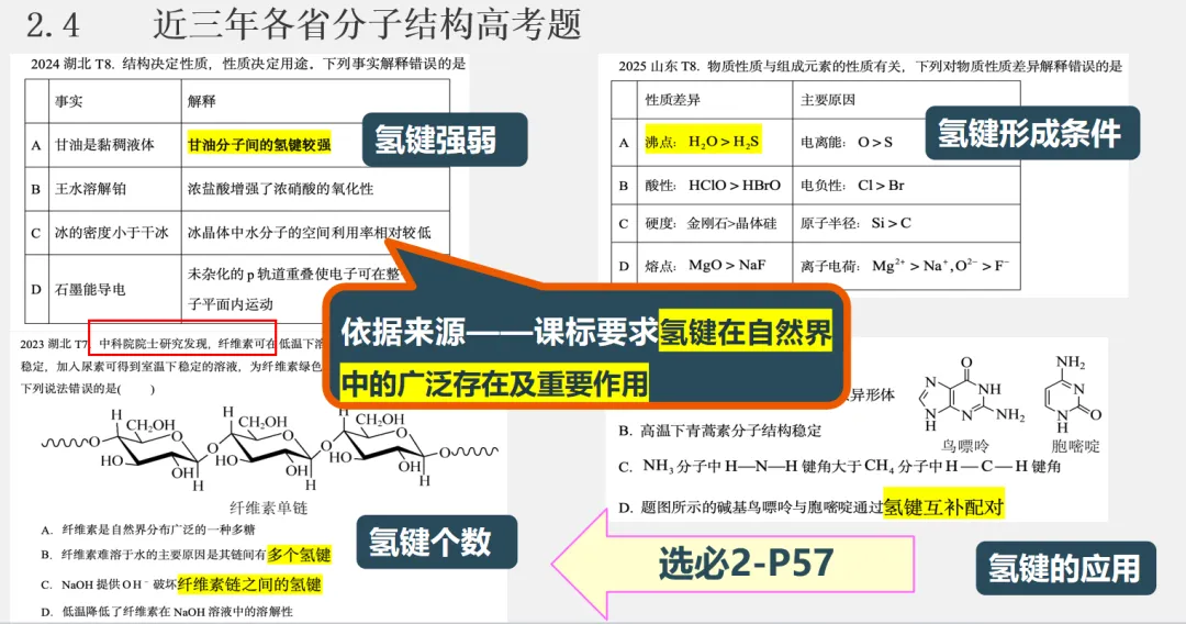 分子结构与性质:考点 + 真题 方法,一篇吃透稳拿 12 分! 第5张
