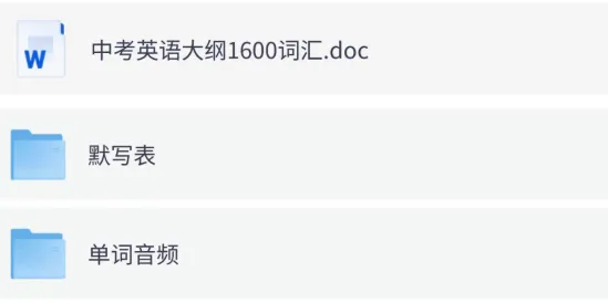 2026年新初中中考英语大纲词汇表1600个电子版PDF(含单词音频和默写本) 第3张