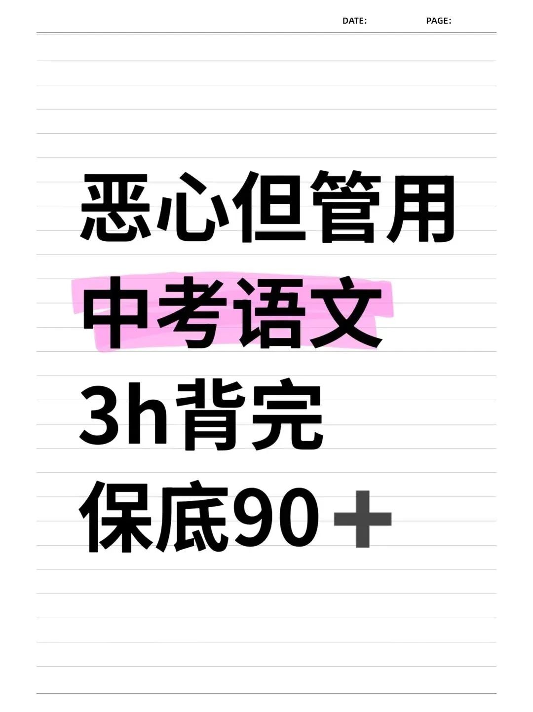 2026中考复习初中语文考点知识点汇总总结(电子版可打印) 第2张