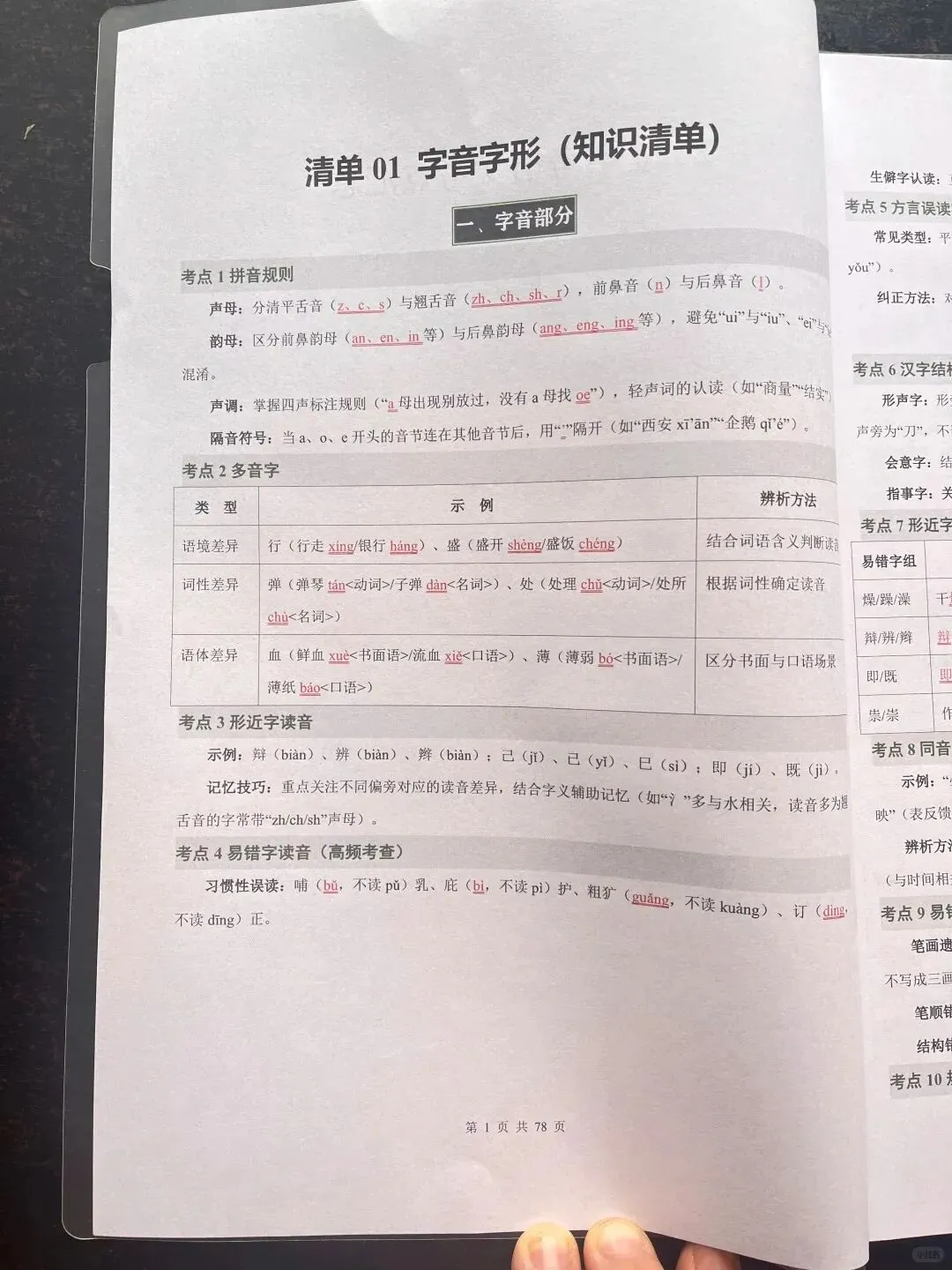 2026中考复习初中语文考点知识点汇总总结(电子版可打印) 第4张