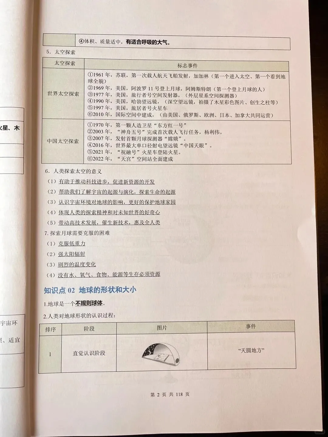 2026中考复习初中地理考点知识点汇总总结(电子版可打印) 第5张