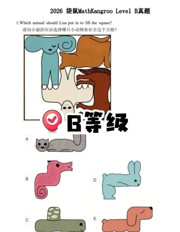 独家首发!2026袋鼠数学真题完整版免费领,用好它,孩子评优争章多一份底气! 第6张