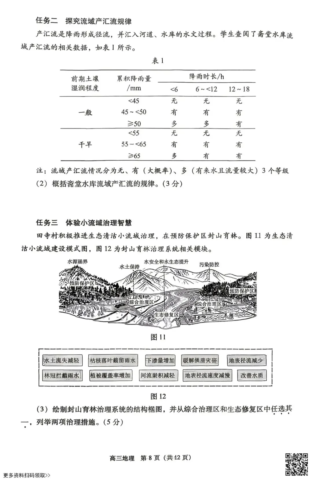 2026北京丰台高三一模地理试卷(含答案) 第8张