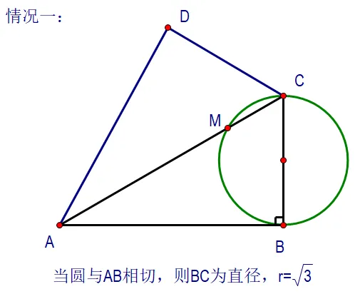中考压轴:动态圆的相切问题讨论 第2张