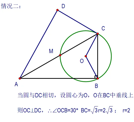 中考压轴:动态圆的相切问题讨论 第3张