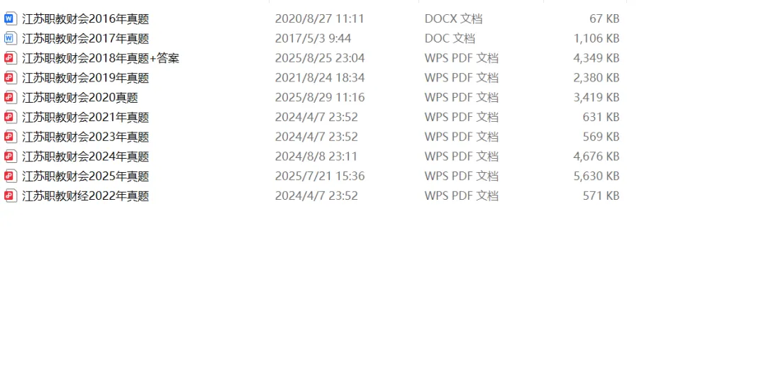 职教高考2016-2025年专业理论真题(赠送) 第1张