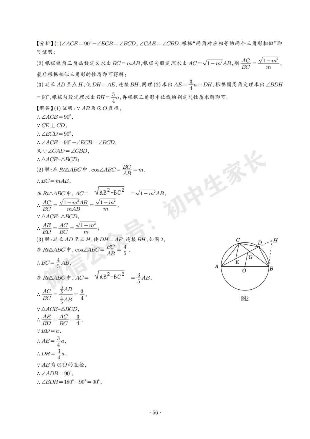 2026中考数学压轴题预测(附答案解析),极有可能考到!(可打印) 第56张