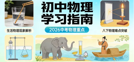 收藏!2026近期初中物理爆款合集,中考备考+日常提分全覆盖 第1张