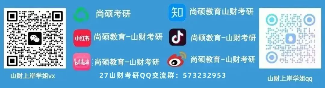 27山财考研党注意!历年真题都收集好了吗? 第10张