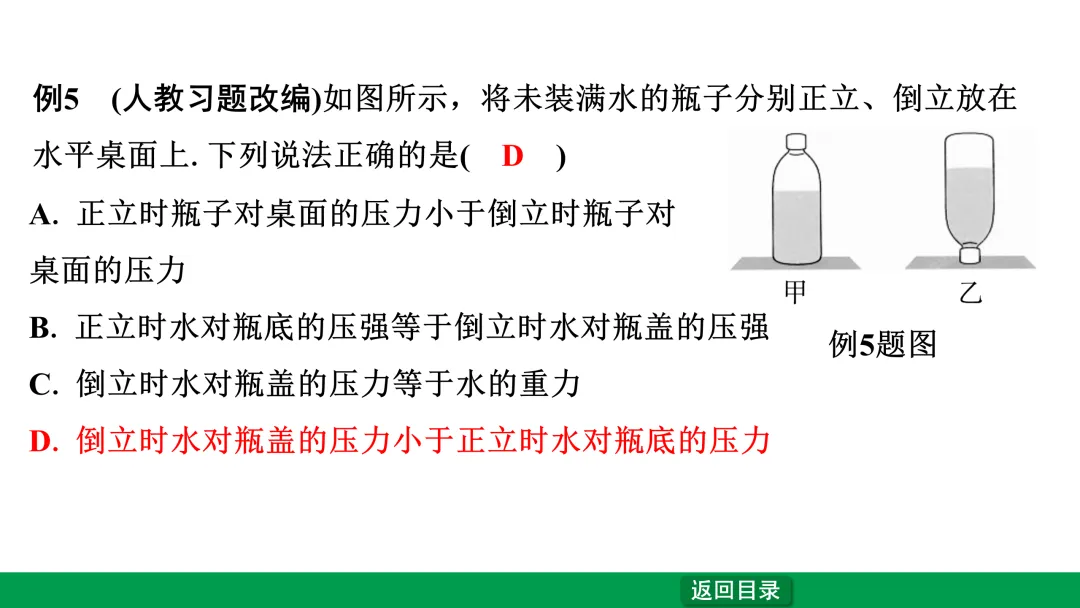 中考物理第一轮复习——压强 第14张