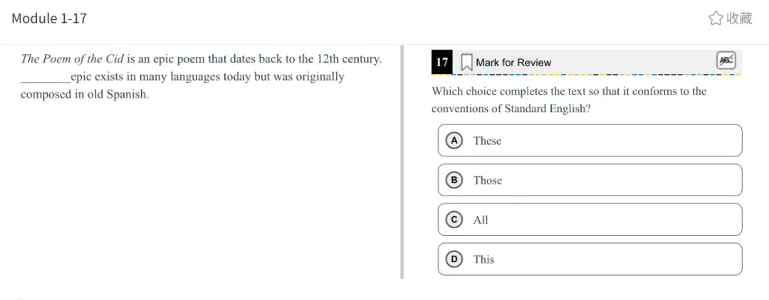 机考SAT真题解析—第十二套 第17张