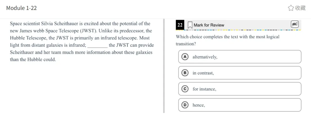 机考SAT真题解析—第十二套 第22张