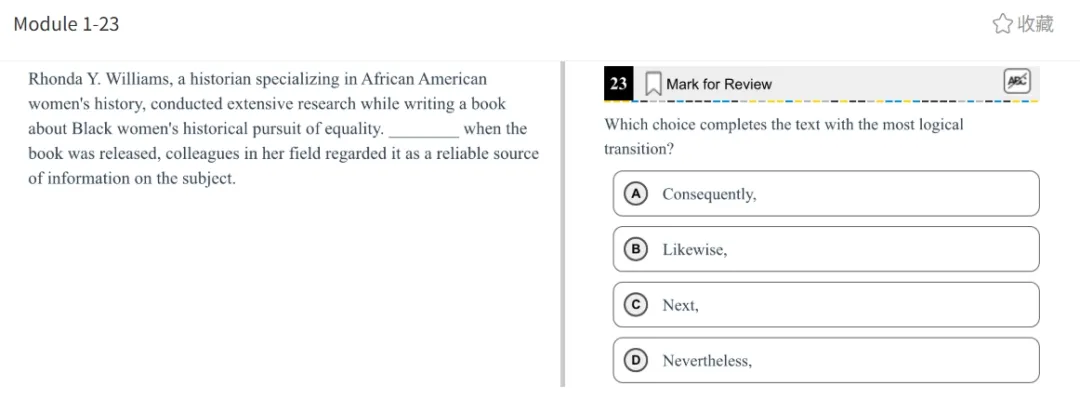 机考SAT真题解析—第十二套 第23张