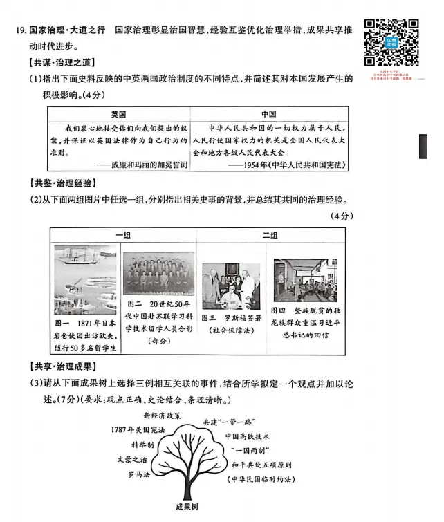 2026年山西中考模拟联考(一)B卷试题及答案! 第68张