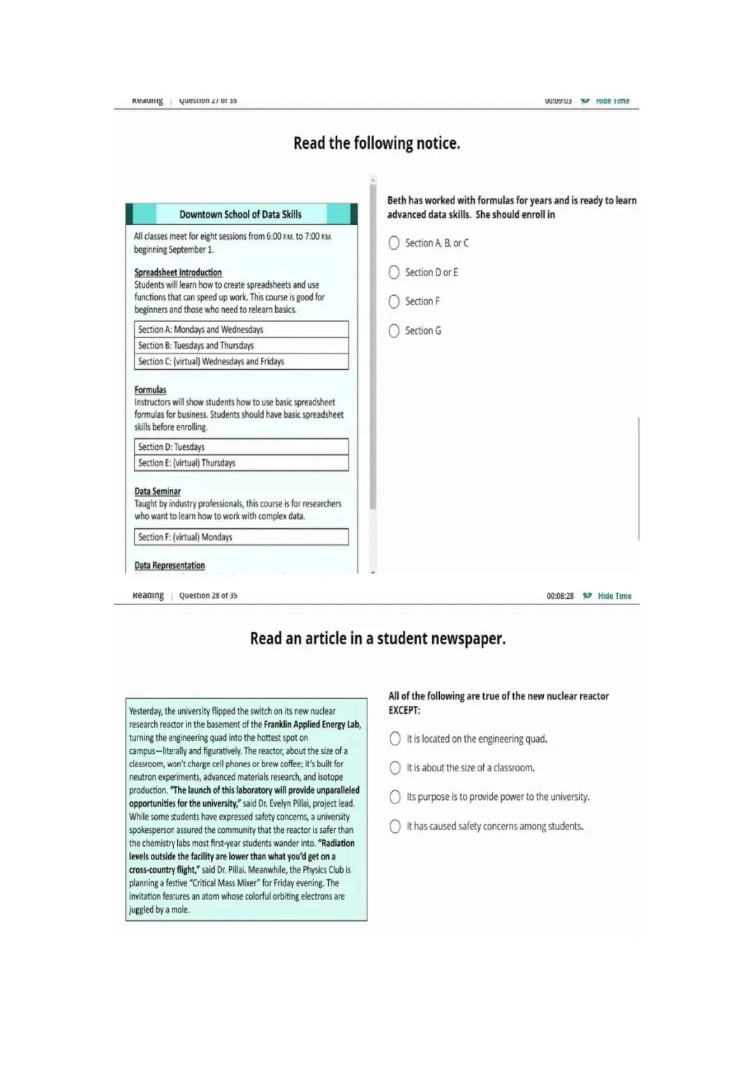新托福第030套20260317真题(图片版) 第6张