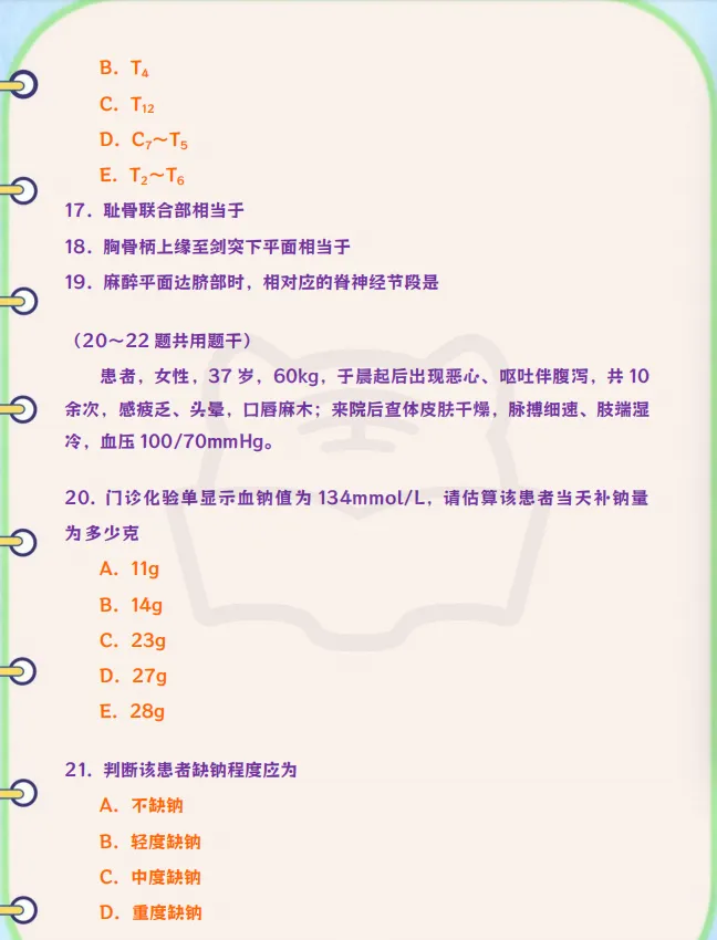 普通外科主治医师历年真题 第5张