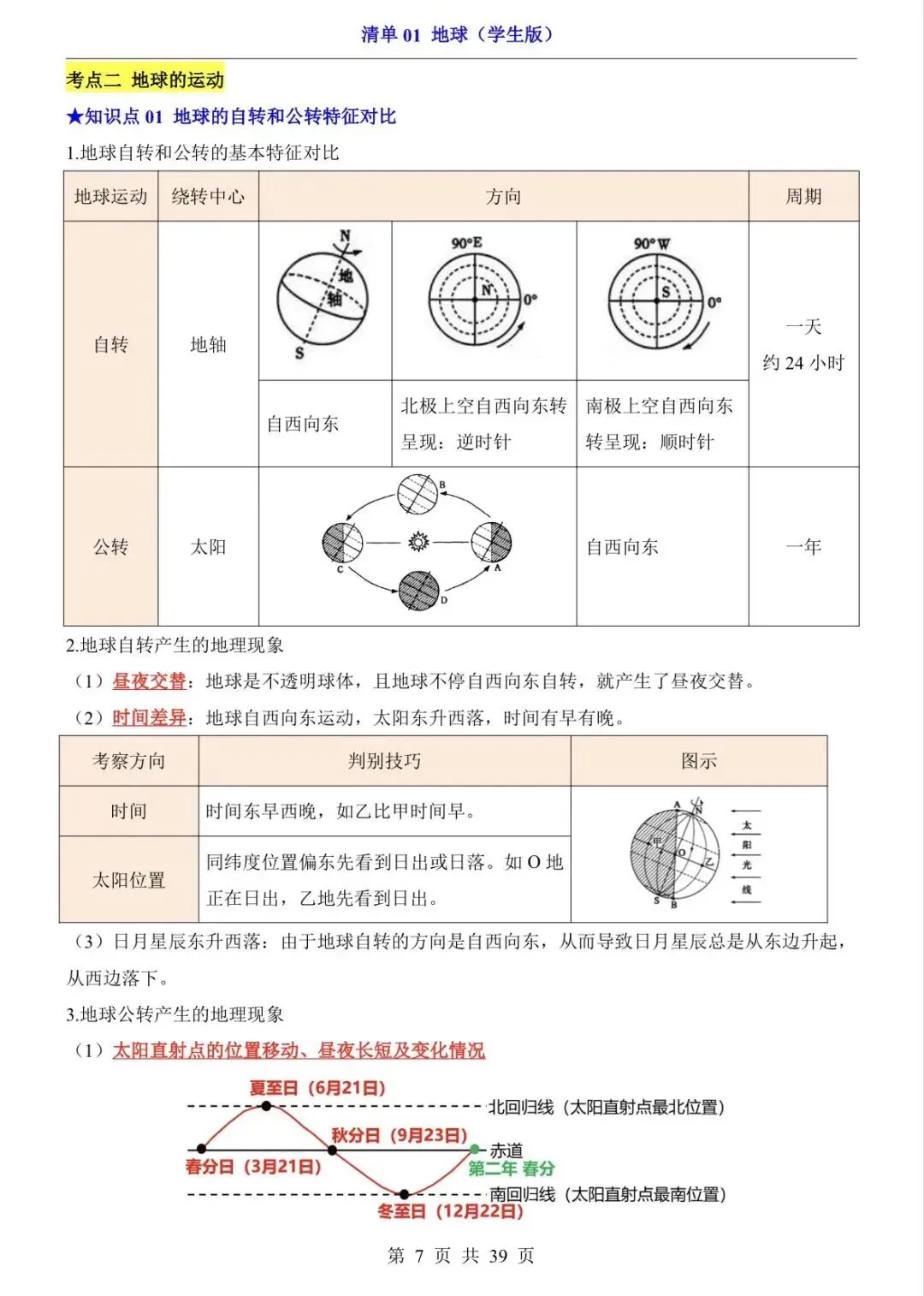 地理会考|2026新人教初中地理中考复习知识清单+配套练习+中考热点 第9张