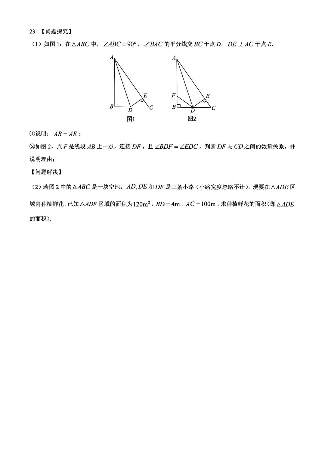 【期中试卷】2024-2025河南省实验中学七年级下学期期中数学及答案(word版) 第10张